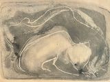 un dessin représentant un ours polaire au milieu d'un bloc de glace