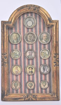 a picture of a picture of a group of people in a picture frame