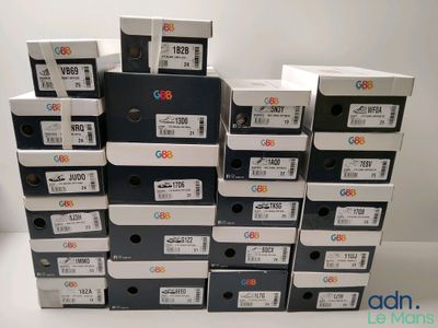 many boxes that are stacked on top of each other