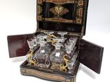 a box that has a set of wine glasses in it