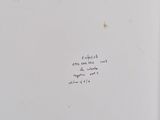 a picture of a white refrigerator with writing on it