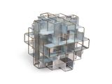 une image représentant un cube composé de cubes de verre