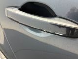 a close up of a door handle on a car
