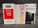 deux cartons de Redmi Note 15 et un carton de Redmi Note 15