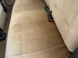 a car seat that has been cleaned with a vacuum cleaner