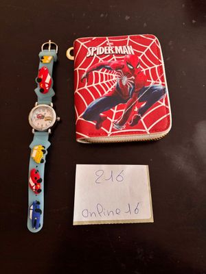 Pack montre Garçon Voiture avec un porte monnaie Spider-man …