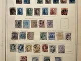a picture of a picture of a collection of stamps on display
