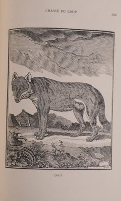 a picture of a book with a picture of a wolf on it
