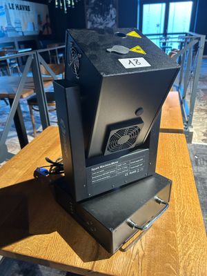 a box that is sitting on top of a wooden table
