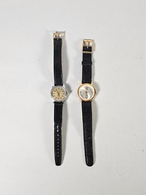 Lot de deux montres bracelets d'homme : une LANCO en acier (D : 31 mm) - Photo 1