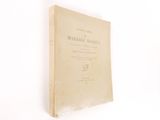 an old book on a white wall with a white background