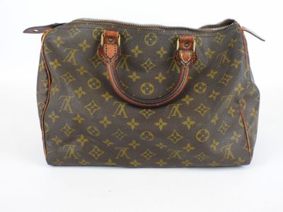 Sac à main Louis Vuitton Speedy MM en toile Monogram