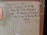 a picture of an old book with writing on it