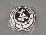 a picture of a sticker with a symbol on it