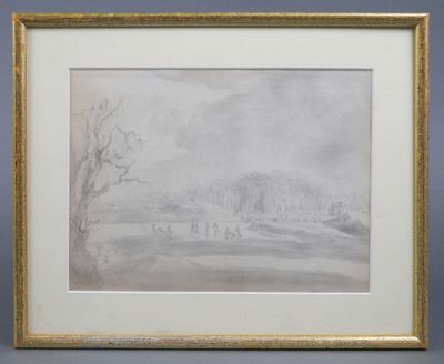 École du début du XIXe siècle Les patineurs