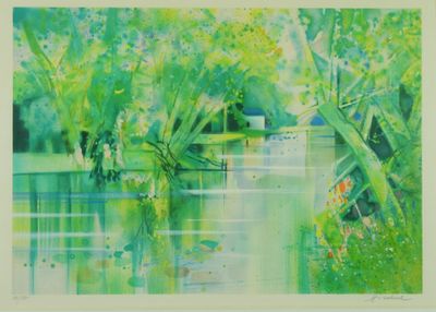 Camille HILAIRE (1916-2004). Paysage. Lithographie. Signée e…