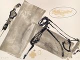 a drawing of a pair of scissors on a piece of paper