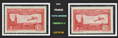 two stamps with a picture of a plane on them