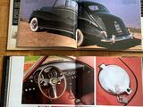 a book with a picture of a car and a picture of a car