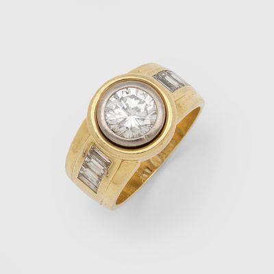 Bague en diamant et or 18 carats
