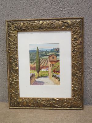 M.STANNI (?) "Florence août 2006" aquarelle (à vue 18 x 13 c…