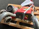 a machine that is sitting on top of a pallet