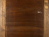 an image of a painting of a wooden frame with a bird on it