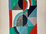 an image of a picture of an abstract painting on paper