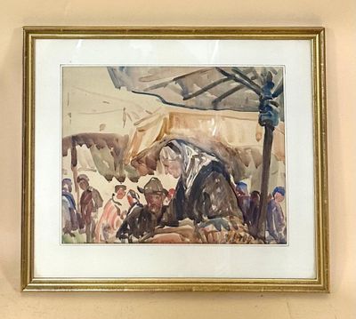 a picture of a painting on the wall of a building