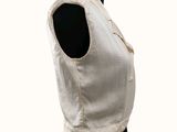 an image of a white vest on a mannequin