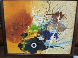 a picture of a picture of a painting on a table