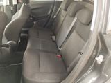 the back seats of a car with a seat belt in a car