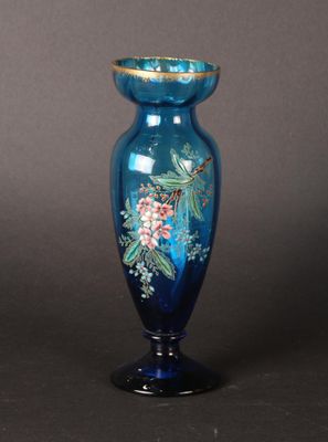 Attribué à Auguste JEAN (1830-1904). Vase balustre sur pied,…