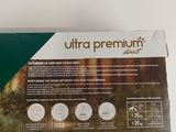 a box of ultra premium toilet tissue sitting on top of a white table
