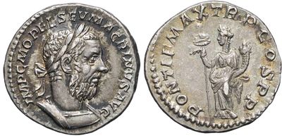 EMPIRE ROMAIN - ROMAN Macrin (217-218). Denier ND (217), ... - 83697573 ...