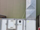 a large building that has a bunch of appliances on it