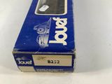 a close up of a box with a black and white picture of a dog