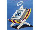 une affiche publicitaire pour des cigarettes, sur laquelle figure un ange