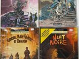 quatre livres pour enfants racontant les aventures d'un cow-boy et de son cheval