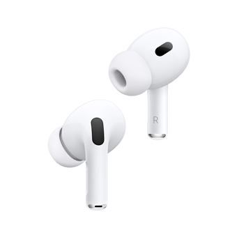 une image montrant une paire d'AirPods posés l'un sur l'autre