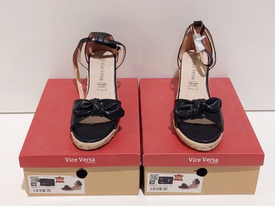 Lot de 2 - VICE VERSA - Sandales compensées espadrilles - Pr…
