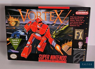 a box with a picture of a red robot on it