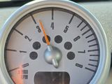 a close up of a speedometer on the dashboard of a car