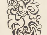 an image of a black and white drawing of a flower