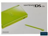 the nintendo ds lite is in the box with a pen