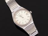 rolex a stainless steel manual wind bracelet watch with white dial, bracelet bracelet, rolex, stainless steel, watches, accessories, accessories, accessories, accessories,