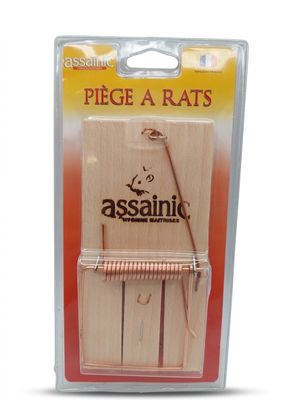 ASSAINIC - Piège à rats - Socle bois PEFC et métal cuivré - …