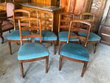 four chairs with blue upholstered upholstered upholstered upholstered upholstered upholstered upholstered upholstered