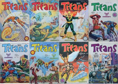 de nombreuses bandes dessinées exposées dans cette salle