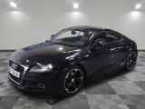 an image of a black audi car in a showroom